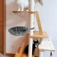 thumbnail image 4 of OULII replacement basket for cat tree Cat Hammock Steel Ring Dark Grey Sleeping Indoor Use 1Pcs, 4 of 7
