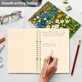 thumbnail image 4 of FORMRS 1-Subject Spiral Notebook 8" x 5" College Ruled 60 Refillable Sheet, Orange Floral Garden, 4 of 7