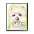 thumbnail image 4 of Stupell Industries Happy Smiling Westie Pet Dog In Grass Black Framed, 11 x 14, Design by George Dyachenko, 4 of 5