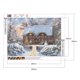 thumbnail image 2 of 5D bricolaje completo taladro diamante pintura Navidad casa bordado artesanía costura, 2 of 9