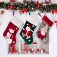 thumbnail image 4 of Calcetín de Navidad XianweiShao 3 piezas personalizado 43 cm decoración de árbol de Navidad, 4 of 5