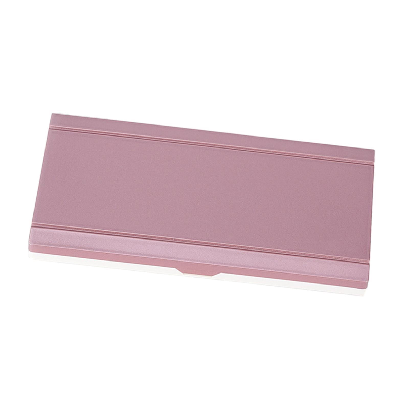 Milageto Empty Watercolor Palette Travel Paint Case for Acrylic Paint Portable Paint Tray Pink