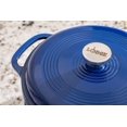 thumbnail image 6 of Lodge Manufacturing Company EC6D32 Enameled Dutch Oven, 6 qt, Indigo, 6 of 13
