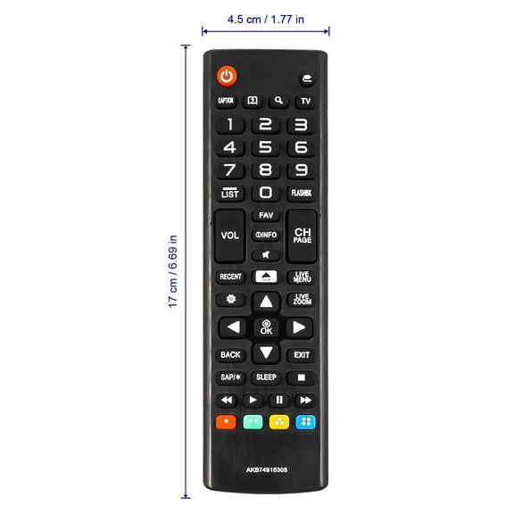 AKB74915305 Replacement Remote Control fit for LG TV 49UH6030 43UH6100 43UH6030 49UH6100 49UH6090 55UH6090 43UH6500 49UH6500 50UH5530 55UH6150 50UH5500 55UH6030 60uh6150