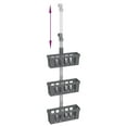 thumbnail image 5 of vidaXL Shower Hanger Shelf 11.8" x 5.9" x (26.4"-41.3") Aluminum, 5 of 6