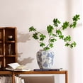 thumbnail image 6 of Blue and White Porcelain Floral Vase, 6 of 11