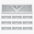 thumbnail image 5 of KFFKFF 15-Inch Floor Vents, Set of 10 Baseboard Vents, HVAC Robust Walk-On Iron Floor Grates, Anti-Rust and Anti-Flaking Air Vent Redirector Adjustable with Metal Regulator, 5 of 9