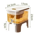 thumbnail image 3 of Hervidor de agua fría base desmontable portátil con grifo refrigerador jarra dispensadora de yugo, 3 of 11