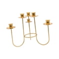thumbnail image 1 of Candelabro portavelas con múltiples brazos, candelabro de Metal para fiesta, Mantel, escritorio, decoración del hogar y boda Oro L, 1 of 7