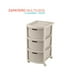 thumbnail image 1 of Torre 3 Niveles Cajonera Multiusos Organizador Plastico beige 6.49 pulg Pido Todo CJN1-3GVT, 1 of 6