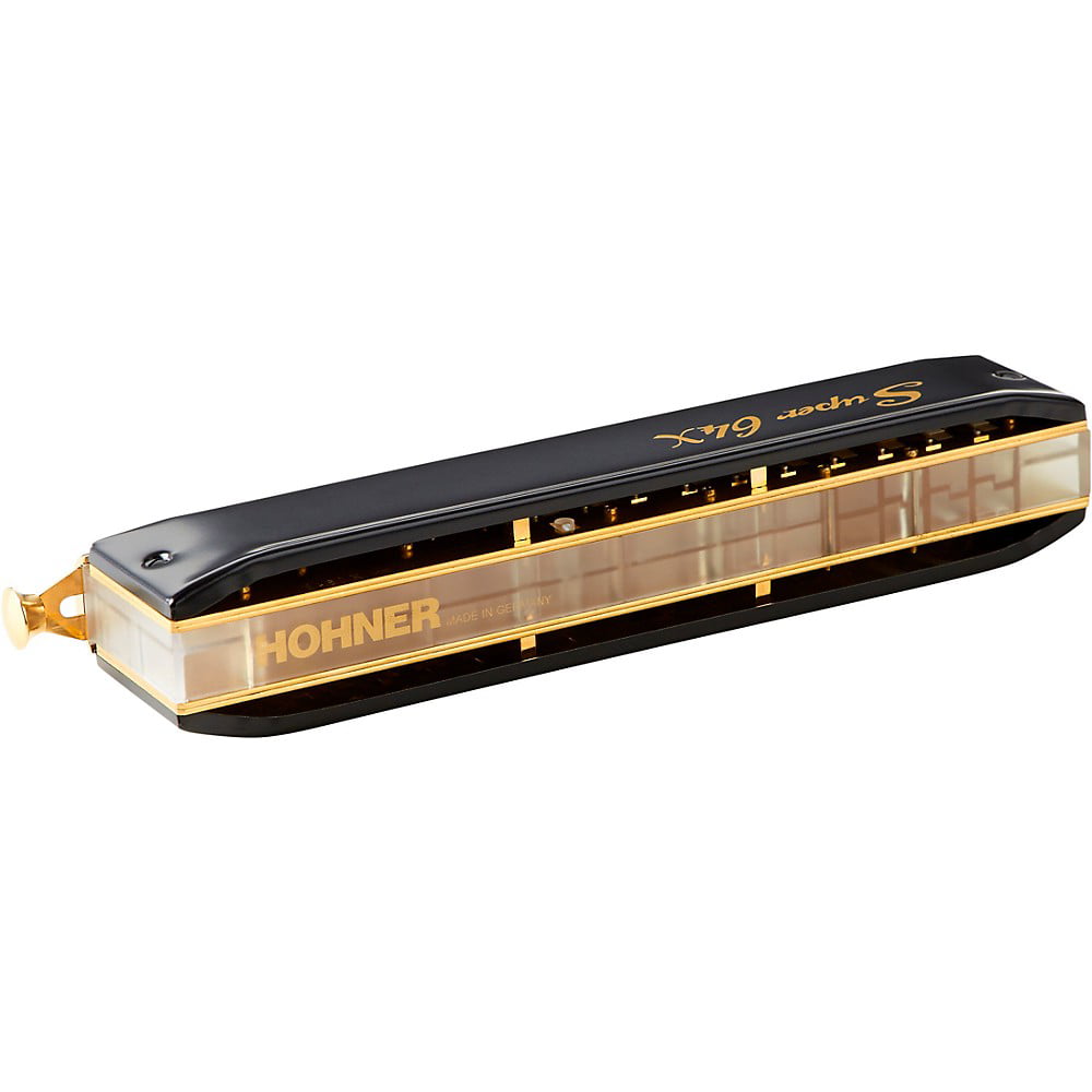 Hohner Super 64X Gold Plated Chromatic Harmonica - Key of C