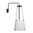 thumbnail image 5 of Jamie Young Co California 1-Light Metal & Linen Wall Sconce in Bronze/Off White, 5 of 7