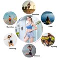 thumbnail image 3 of Women 2 in 1 Running Shorts Quick-Dry Sport Active Workout, 3 of 6