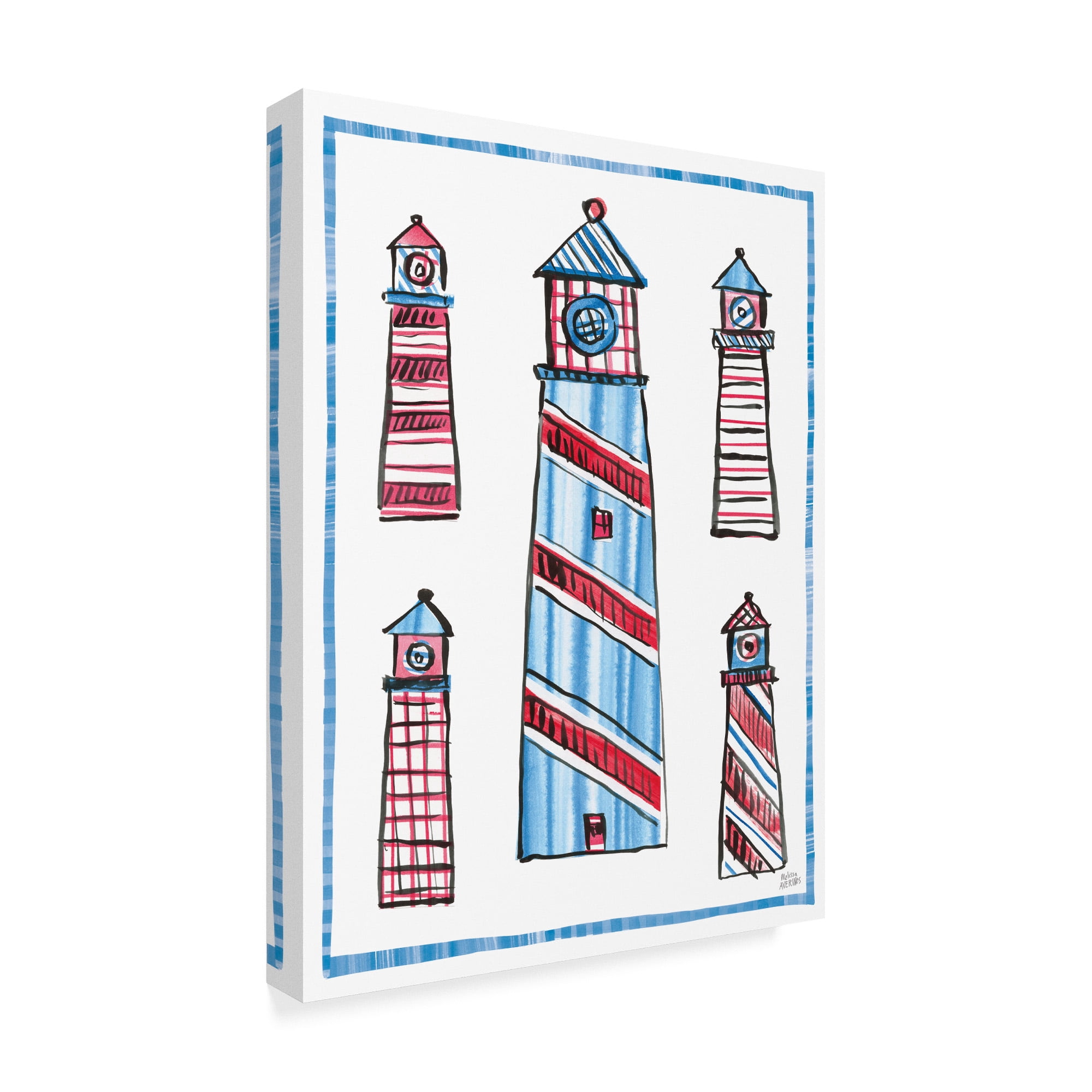 Trademark Fine Art 'Coastal Americana II' Canvas Art by Melissa Averinos