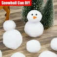thumbnail image 6 of 50Pack Soft Snow Fake Balls Christmas Kids Gift Toy Indoor Outdoor Snow Fight Ball Set Xmas Tree Ornament Decoration For Home, 6 of 8