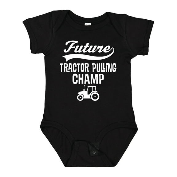 Inktastic Future Tractor Pulling Champ Boys or Girls Baby Bodysuit