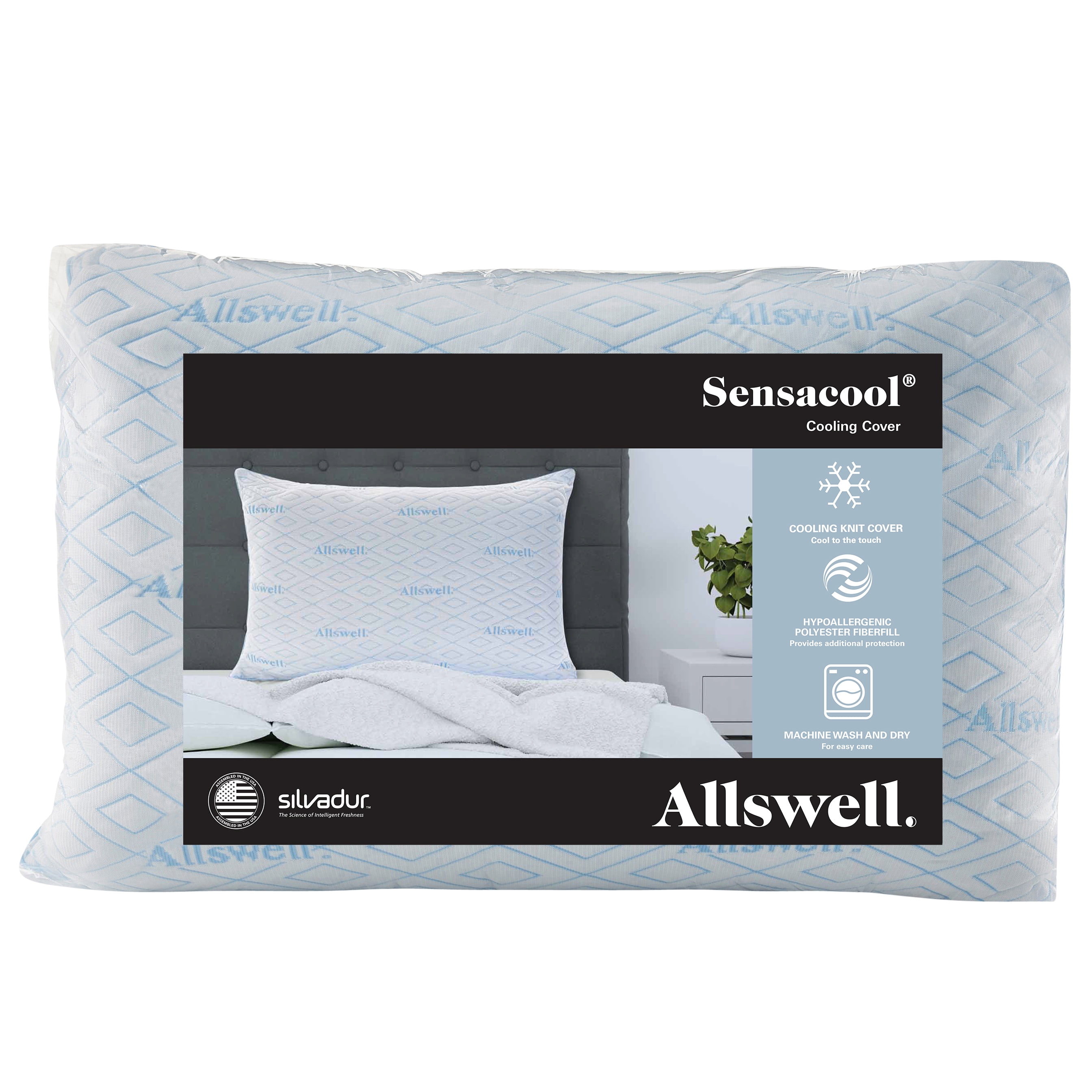 Allswell Sensacool Bed Pillow, King