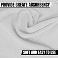 thumbnail image 6 of SupremePlus White Shop Towels 50 Pack, 13 x 14 Inches, Reusable Cotton Cleaning Rags for Commercial, Household, Garage, and Workshop Use, 6 of 8
