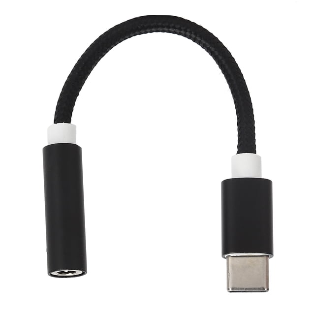 Adaptador de Auriculares Tipo C a Auxiliar de 35mm Utilizable de Doble Cara Compacto y Portátil Transmisión de sin Pérdidas para Letv ANGGREK Otros