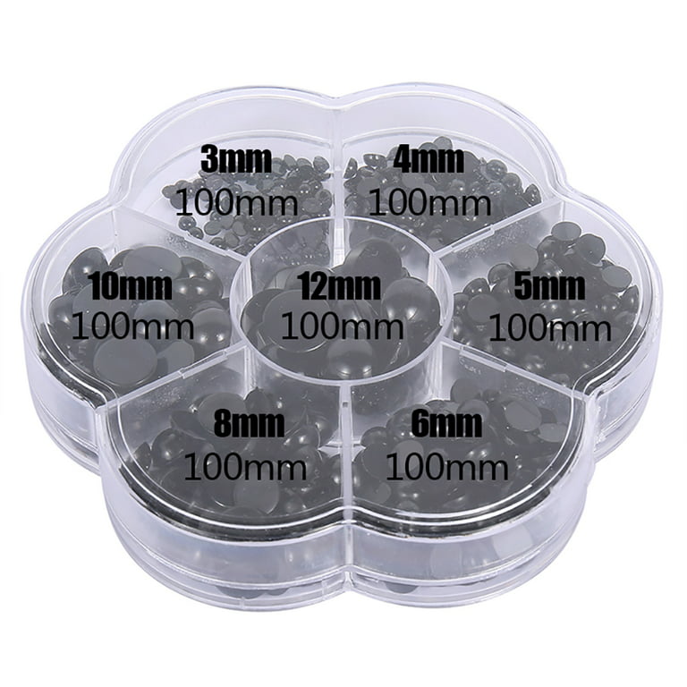 1000pcs 4mm Mini Tiny Buttons Resin Round Sewing Doll Clothes