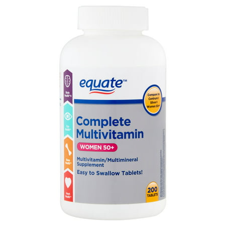equate complète multivitamines femmes multivitamines / Supplément Multiminéraux, 200 count