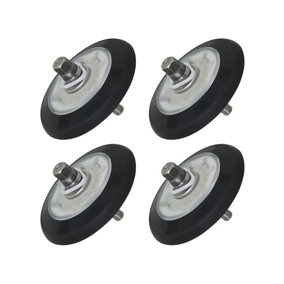 Nispira Dryer Drum Roller Assembly Compatible With LG Kenmore 4581EL2002C, 4 Rollers