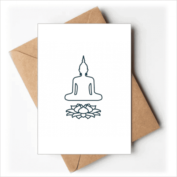 lotus thr meditation thinking greeting cards you are invited invitations