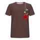thumbnail image 4 of Camisas de Manga Larga para Hombres Imprimir Casual Cuello Redondo Blusa de Manga Corta, Camisas de Lino para Hombres, 4 of 8