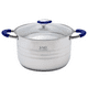 thumbnail image 2 of Batería de cocina de acero inoxidable antiadherente 9 pzs azul, 2 of 11