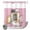 Pink, variant on No Hook Shower Curtain, Beige Cute Cat Shower Curtains for Bathroom with See Through Top Window, Cartoon Funny Heater Cats Waterproof & Washable Bath Curtain Long 72"x78"