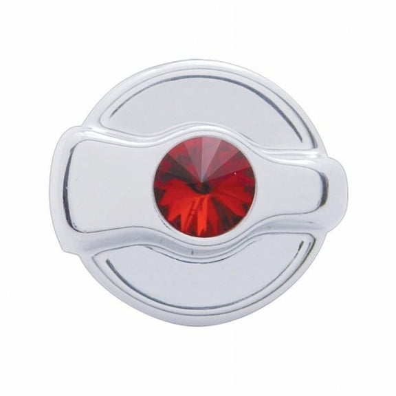 United Pacific 41327 A/C Control Knob   Red Diamond, For Peterbilt