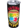 thumbnail image 2 of Funny Tumblers Autism Is My Power Autism Awareness Stainless Steel Mug 304 Stainless Steel Car Water Cup With Straw 20 Oz 600ml Adult Youth Man Woman Drinking Glass, 2 of 6