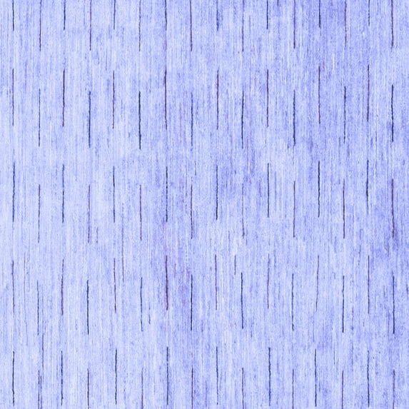 Ahgly Company Indoor Square Solid Blue Modern Area Rugs, 8' Square
