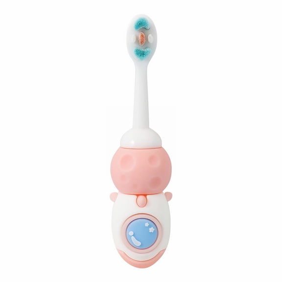 Cepillo de dientes de silicona para niños con forma de calabaza, cerdas suaves, diseño de dibujos animados Space Dream, para niños de 1 a 14 años, limpieza profunda sin caries