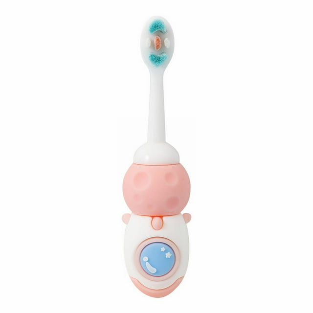 Cepillo de dientes de silicona para niños con forma de calabaza, cerdas suaves, diseño de dibujos animados Space Dream, para niños de 1 a 14 años, limpieza profunda sin caries