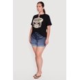 thumbnail image 3 of Women's Plus Size Wild Heart Rodeo Angel Graphic Slashed Tee, 3 of 4