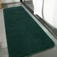 thumbnail image 6 of Junovo Soft Bathroom Rug Runner Absorbent Microfiber Bath Rugs for Bathroom Non Slip Bath Mat for Tub, Shower Floor,24"x60",Dark Green, 6 of 6
