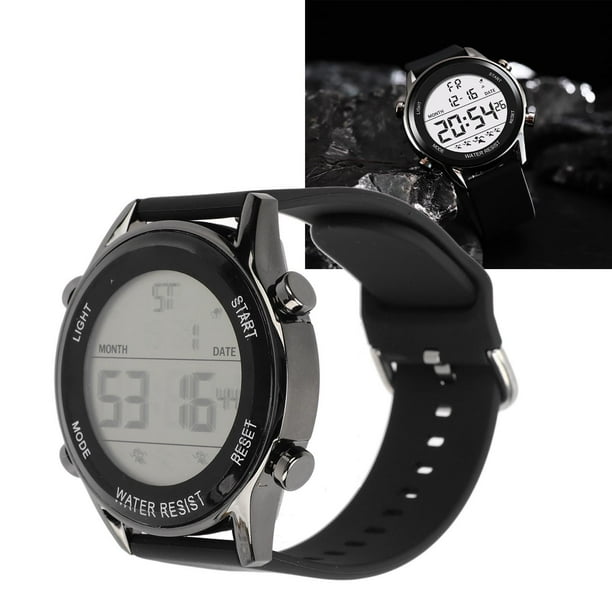 Reloj Digital Reloj Cronógrafo Digital WR50M Impermeable Luminoso Pantalla Grande Reloj Deportivo Al Aire Libre para Hombres ANGGREK Otros