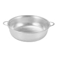 thumbnail image 3 of Stainless Steel Colander Strainer Rice Washing Bowl Dense Hole Basket Rinsing Kitchen Draining Basket for Food Pasta Fruits 16.5cm, 3 of 8