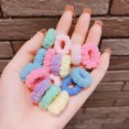 thumbnail image 6 of Fvsianol Hair Rope Ponytail Holder 100Pcs Hair Band Boxed High Elastic Assorted Small Reusable Soft Candy Color Women Girls Hair Tie Ponytail, 6 of 9