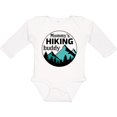 thumbnail image 3 of Inktastic Mommy's Hiking Buddy with Mountains and Trees Boys or Girls Long Sleeve Baby Bodysuit, 3 of 5