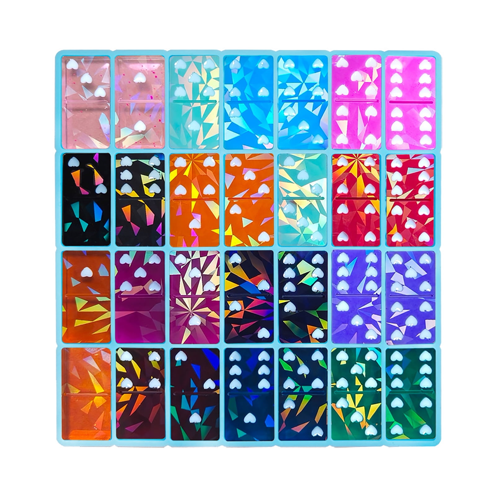 Dominoe Ornament Silicone Mold Epoxy Resin Molds for Crafts Making Jewelry Accessory