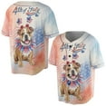thumbnail image 3 of 4th of July Bulldog Celebrates Independence Day All Over Print 3D Baseball Shirt Dog Lover Gifts Idea Softball Sport - 12010, 3 of 6