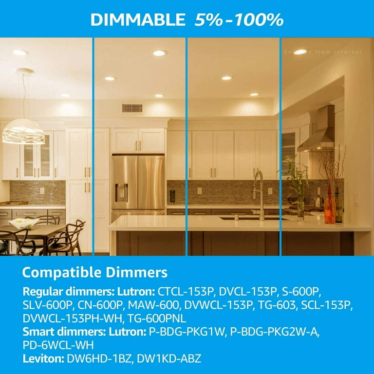 Dimmable 2024 wafer lights