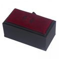 thumbnail image 1 of Cajas de Almacenamiento Jinwen Con Clip de Corbata de Terciopelo Color Negro y Rojo, 1 of 8