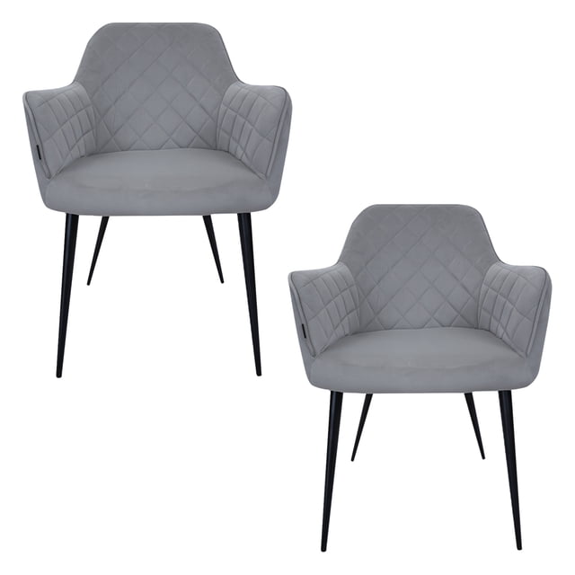 SET DE 2 SILLAS VELVET MODERNAS PARA COMEDOR MARCA GRAVITA