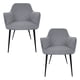 thumbnail image 1 of SET DE 2 SILLAS VELVET MODERNAS PARA COMEDOR MARCA GRAVITA, 1 of 6