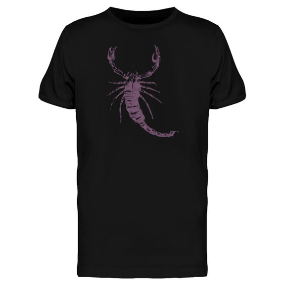 Purple Hand Drawn Scorpion Tee Men's -Image by Shutterstock