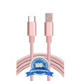 thumbnail image 1 of Cable de datos de carga rápida Un-Tech USB-C Baby Pink, 1 of 8
