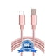 thumbnail image 1 of Cable de datos de carga rápida Un-Tech USB-C Baby Pink, 1 of 8